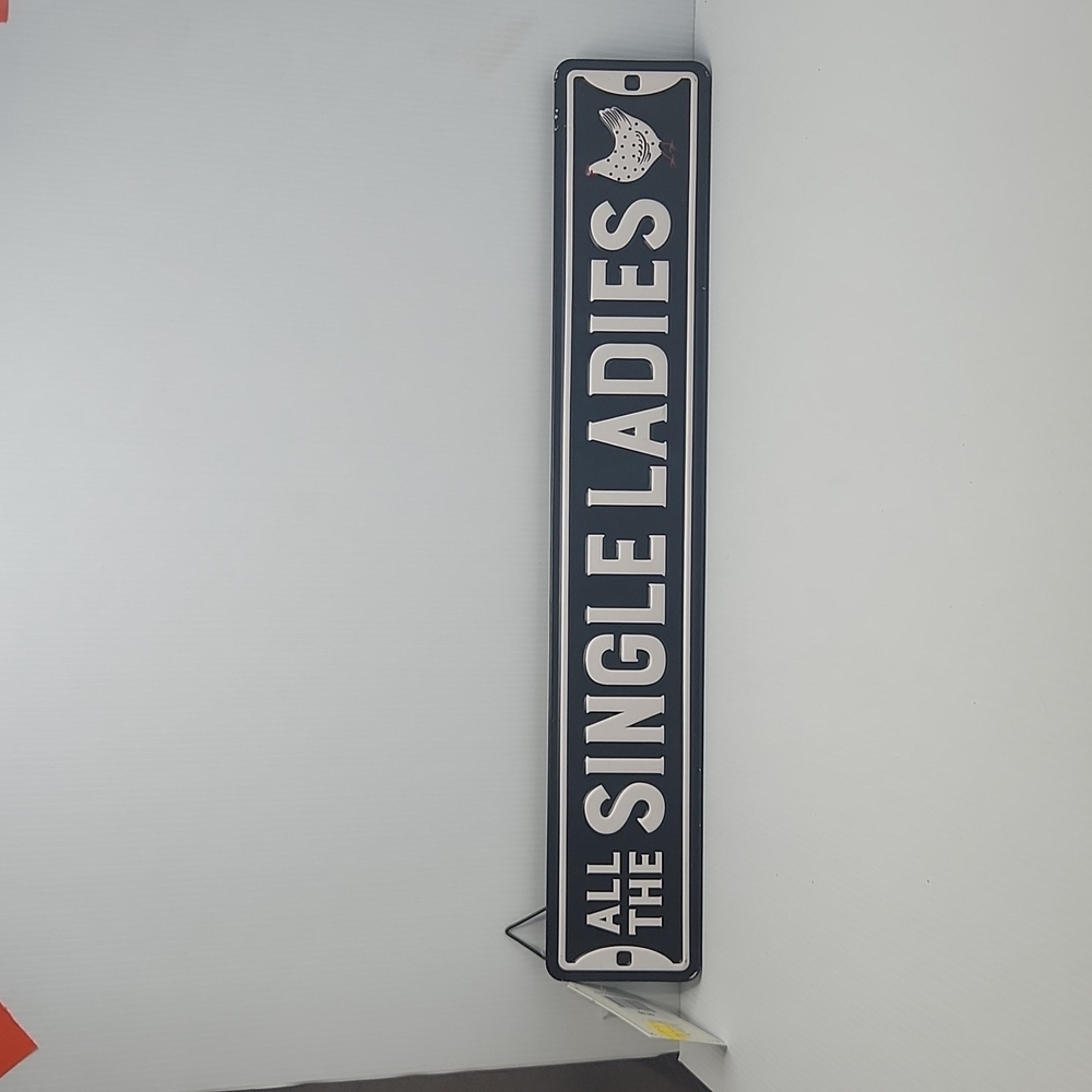 Metal sign